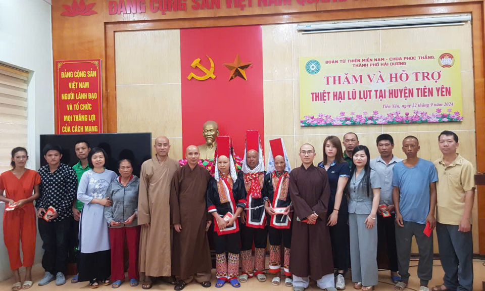 Hỗ trợ 100 triệu đồng cho người bị thiệt hại do bão, lũ tại huyện Tiên Yên