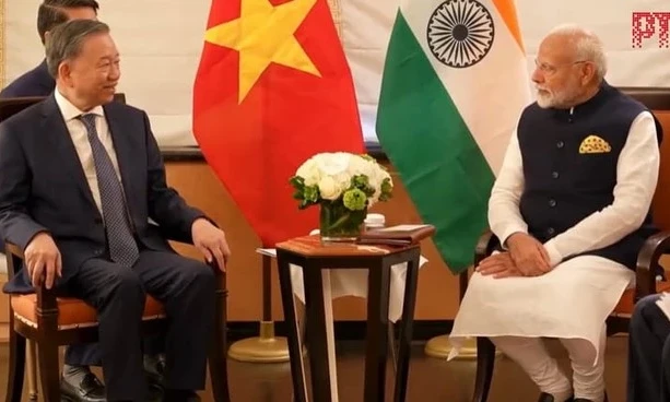 Tổng Bí thư, Chủ tịch nước Tô Lâm tiếp Thủ tướng Ấn Độ Narendra Modi