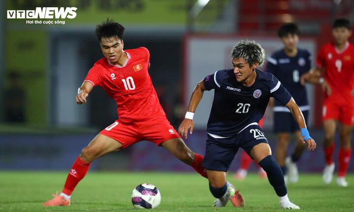 U20 Việt Nam thắng U20 Guam, tiếp tục đứng đầu bảng