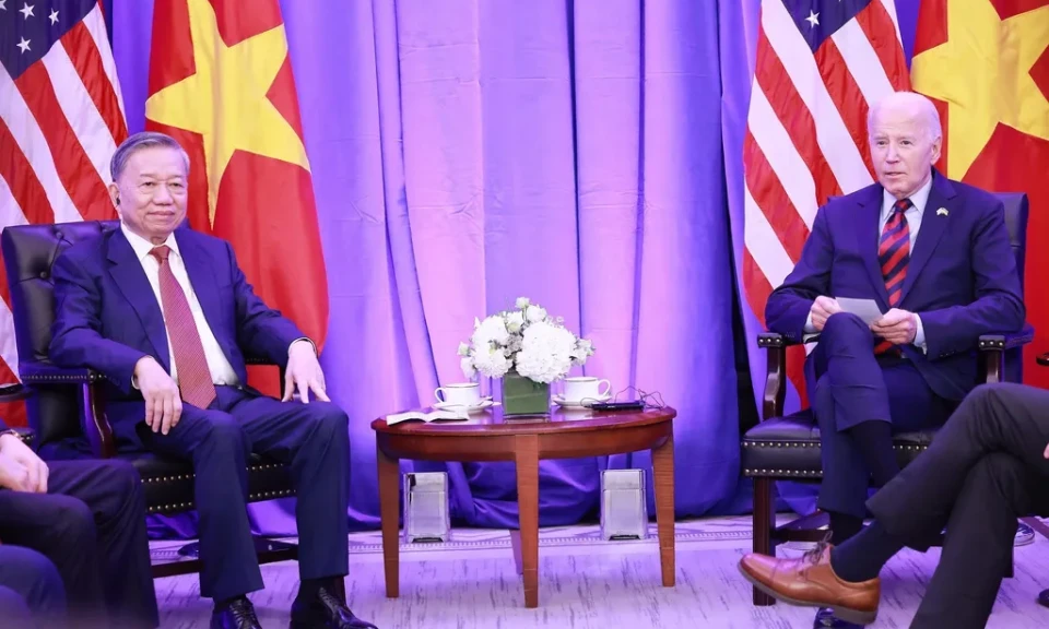 Top Vietnamese leader Tô Lâm meets with US President Joe Biden