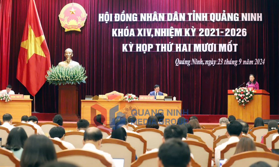 Kỳ họp thứ 21 HĐND tỉnh khóa XIV, tháng 9-2024