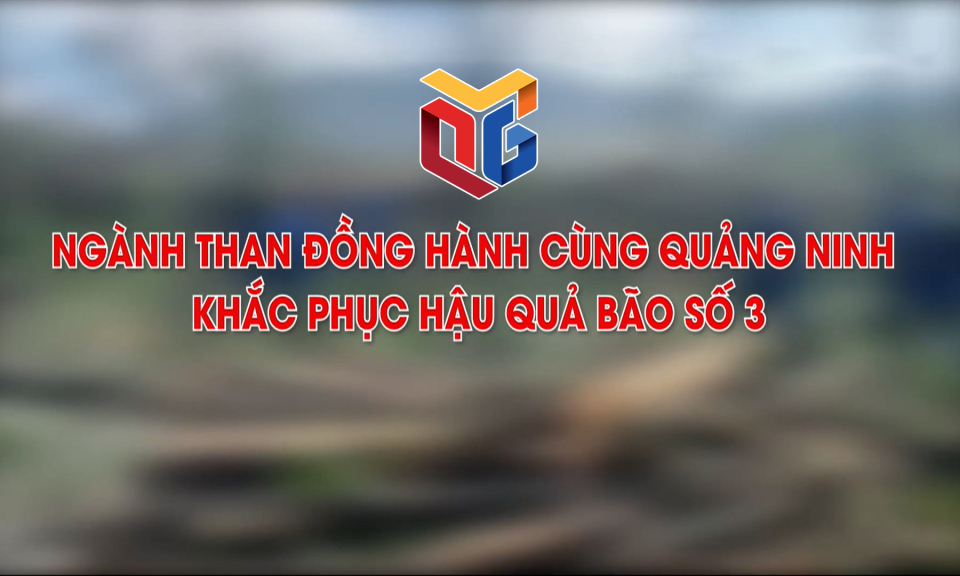 Ngành Than đồng hành cùng Quảng Ninh khắc phục hậu quả Bão số 3