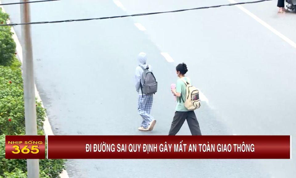 Đi đường sai quy định gây mất an toàn giao thông