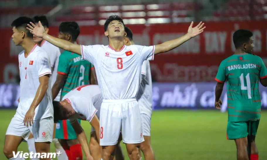 Thắng Bangladesh 4-1, U20 Việt Nam "hẹn" quyết đấu với Syria ở lượt trận cuối