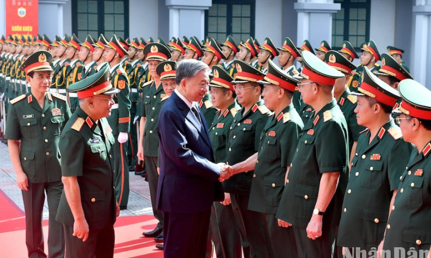 Tổng Bí thư, Chủ tịch nước Tô Lâm thăm và làm việc với Tổng cục II, Bộ Quốc phòng