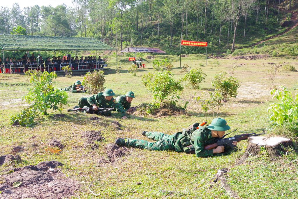 Bộ đội cơ động trong diễn tập