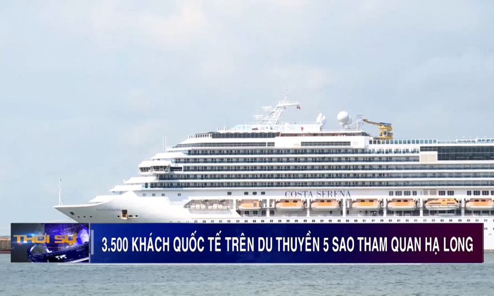 3.500 khách quốc tế trên du thuyền 5 sao đến tham quan Hạ Long