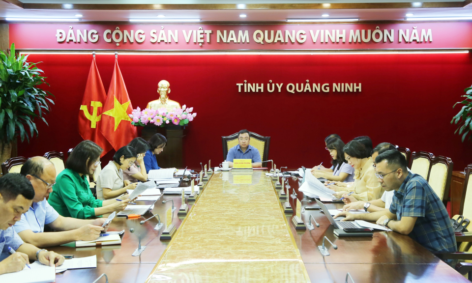 Hội nghị góp ý vào dự thảo Đề án sửa đổi, bổ sung Quy định số 212-QĐ/TW