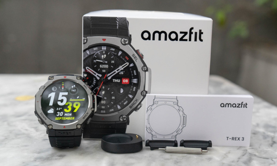 Amazfit T-Rex 3 - smartwatch siêu bền pin một tháng