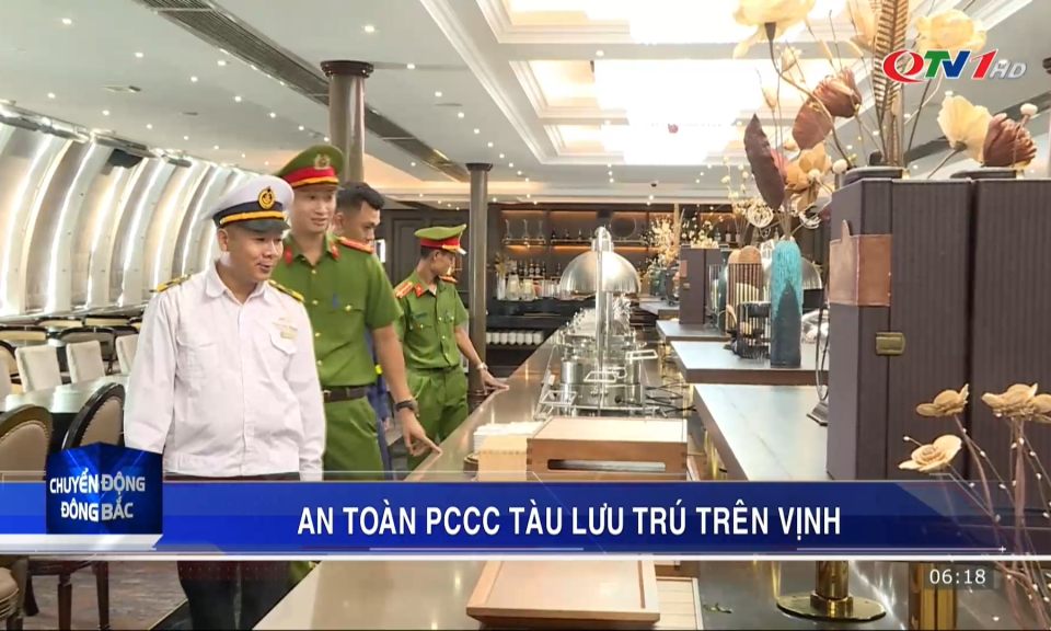 An toàn PCCC tàu lưu trú trên vịnh