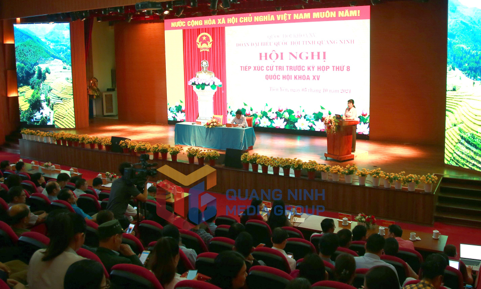 Đoàn Đại biểu Quốc hội tỉnh tiếp xúc cử tri huyện Tiên Yên trước Kỳ họp thứ 8, Quốc hội khóa XV, tháng 10-2024