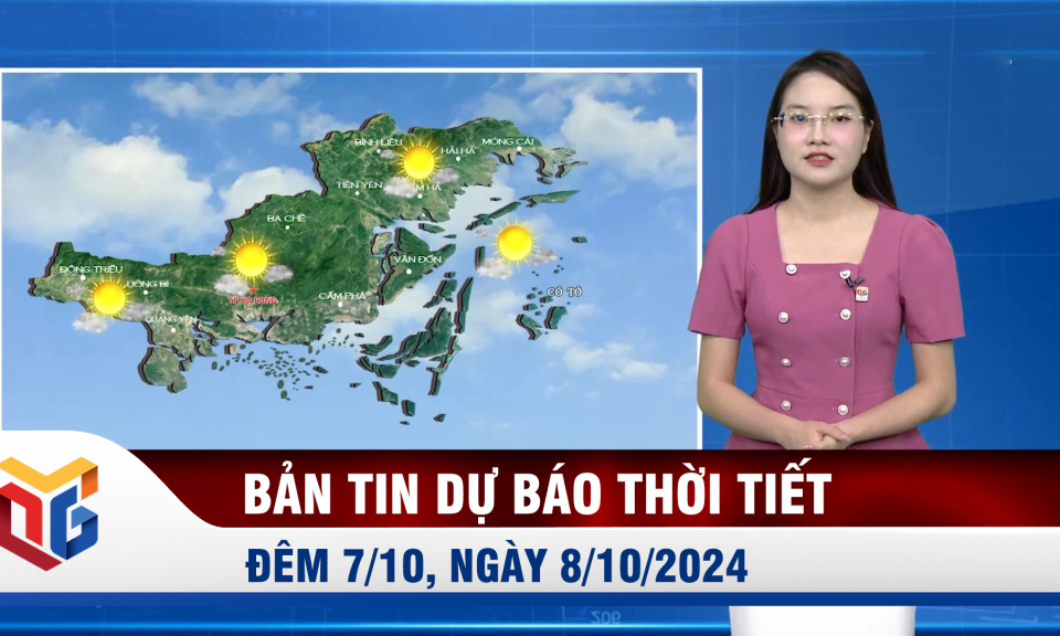 Dự báo thời tiết đêm 7, ngày 8/10/2024