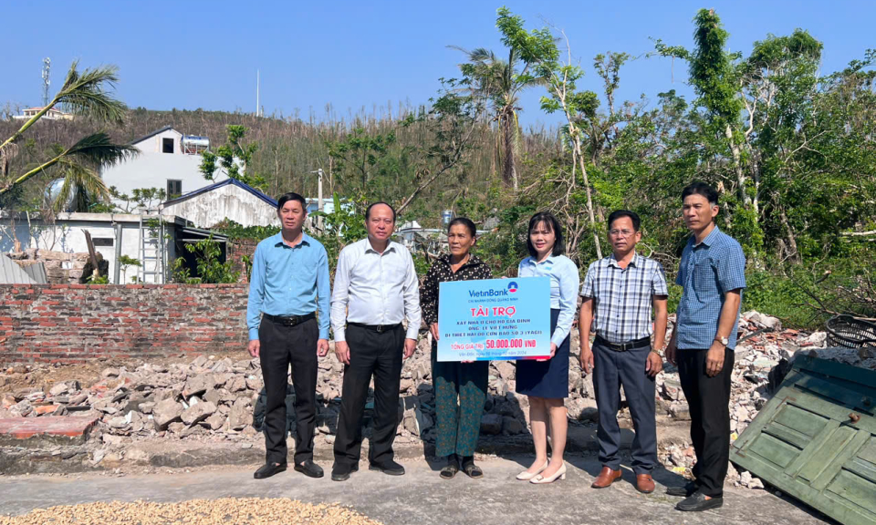 Vân Đồn hoàn thành việc hỗ trợ nhà ở cho các hộ bị thiệt hại do cơn bão số 3 (Yagi)