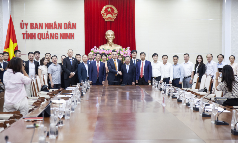 Chủ tịch UBND tỉnh tiếp xã giao Hiệp hội Xúc tiến kinh tế thương mại Vùng vịnh lớn Trung Quốc