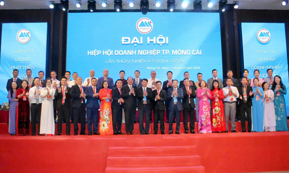 Đại hội Hiệp hội Doanh nghiệp TP Móng Cái lần thứ IV, nhiệm kỳ 2024-2029