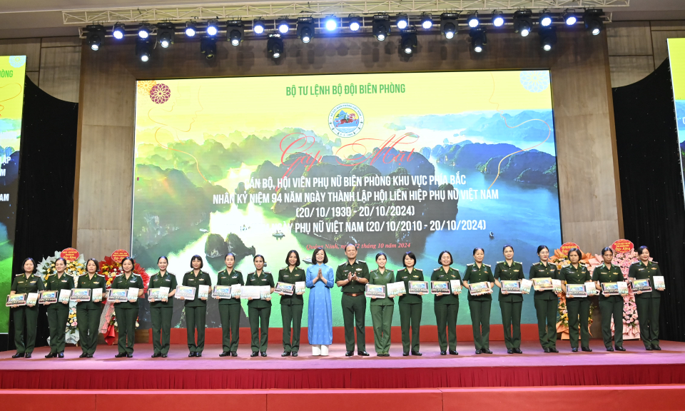 Bộ Tư lệnh BĐBP gặp mặt cán bộ, hội viên phụ nữ Biên phòng khu vực phía Bắc