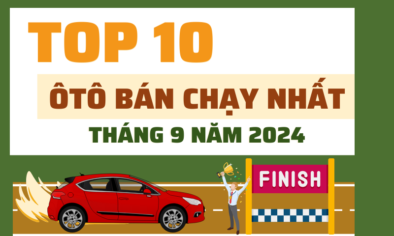 Nhiều xáo trộn trong top 10 ôtô bán chạy nhất tháng Chín