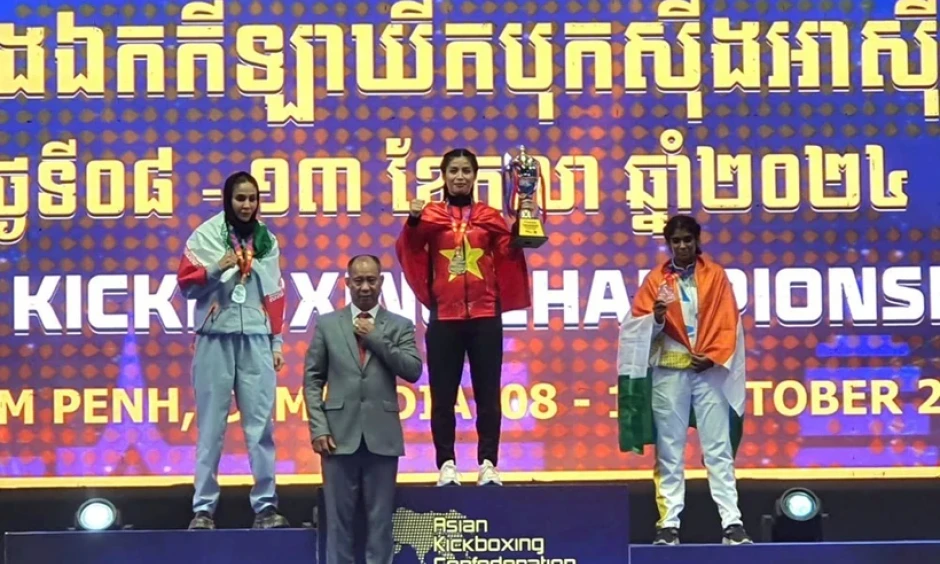 Vietnam bags 11 gold medals at 2024 Asian Kickboxing Championships 