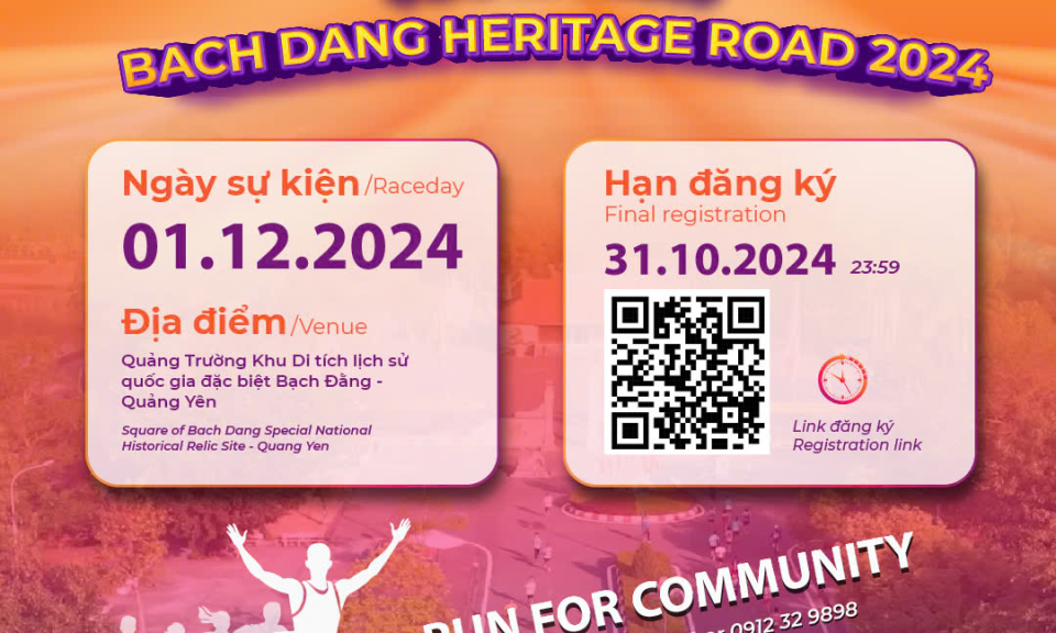 AMATA Run - Bach Dang Heritage Road 2024 chính thức mở cổng đăng ký