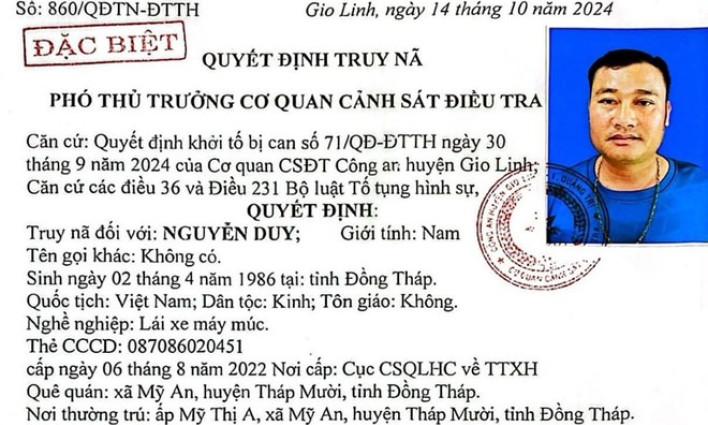 Truy nã đặc biệt đối tượng giao cấu với trẻ em