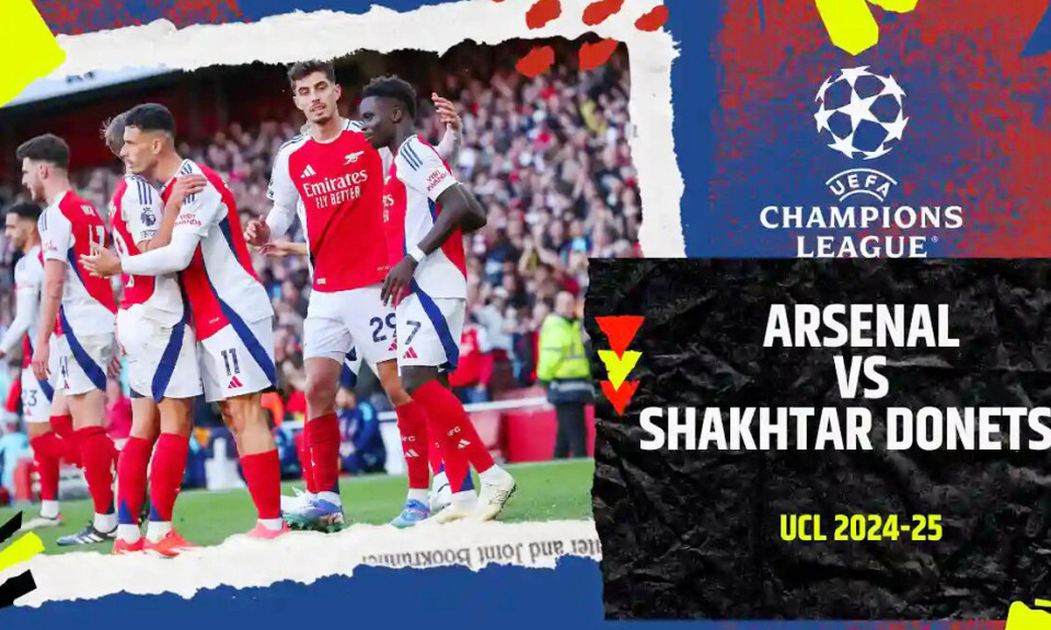 Nhận định Arsenal vs Shakhtar Donetsk: Pháo thủ trút giận