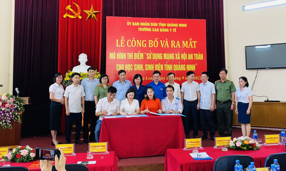 Nhân rộng mô hình “Sử dụng mạng xã hội an toàn cho học sinh, sinh viên tỉnh Quảng Ninh”