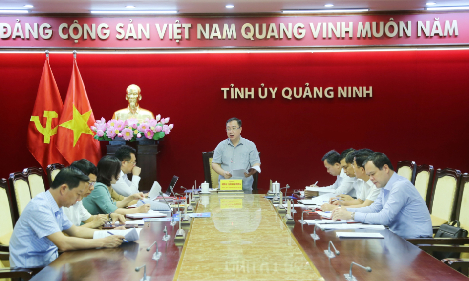 Giao ban Thường trực Tỉnh ủy