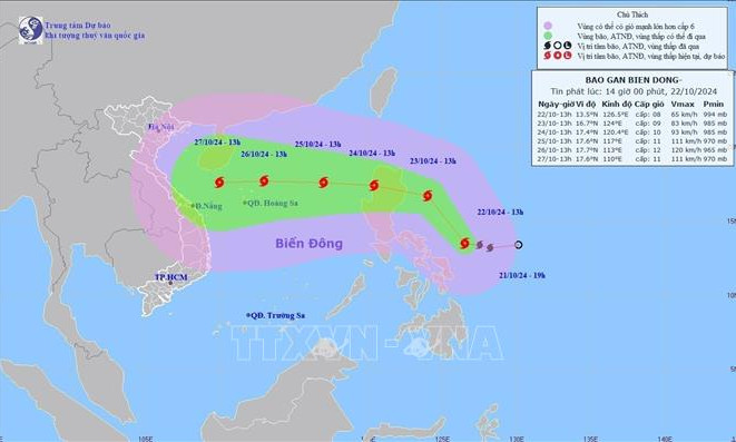 Từ Quảng Ninh đến Bình Thuận chủ động ứng phó với diễn biến bão TRAMI