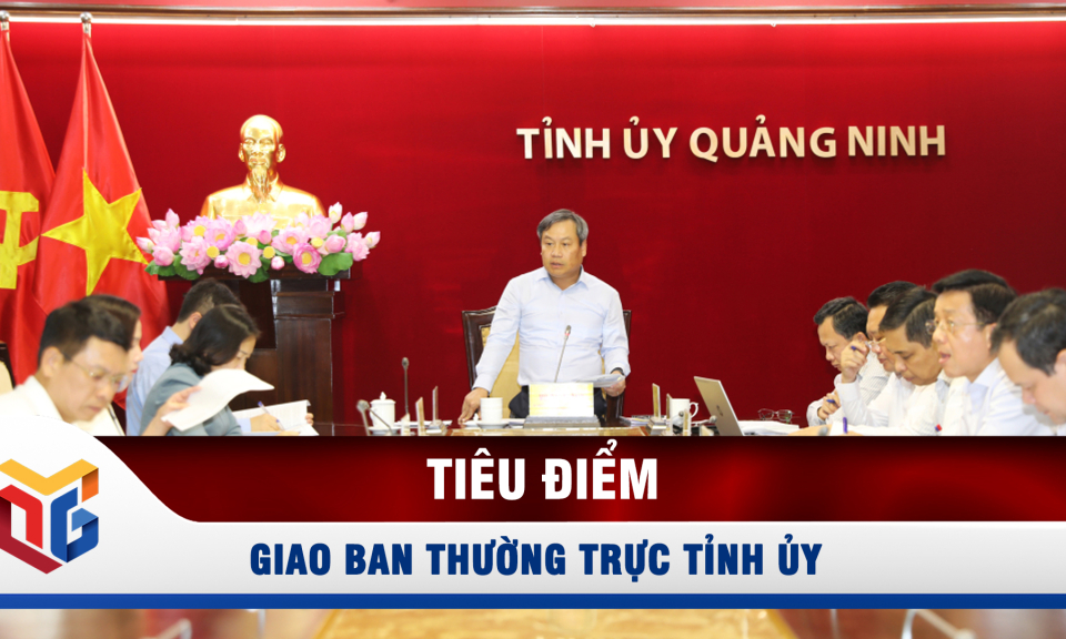 Giao ban Thường trực Tỉnh ủy