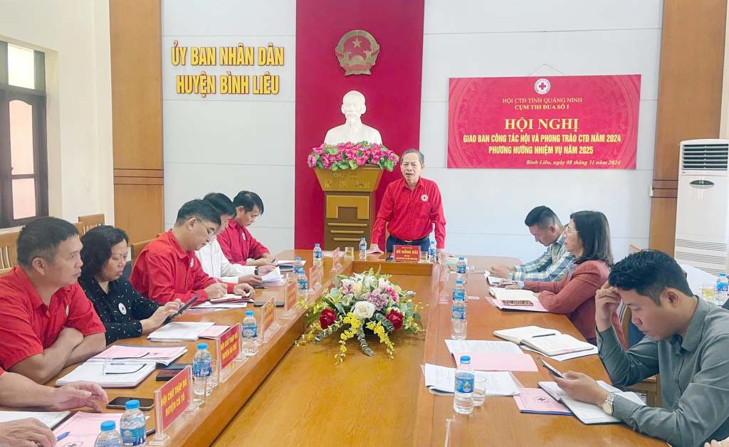 Cụm thi đua số 1 giao ban công tác hội và phong trào CTĐ năm 2024, phương hướng nhiệm vụ năm 2025.