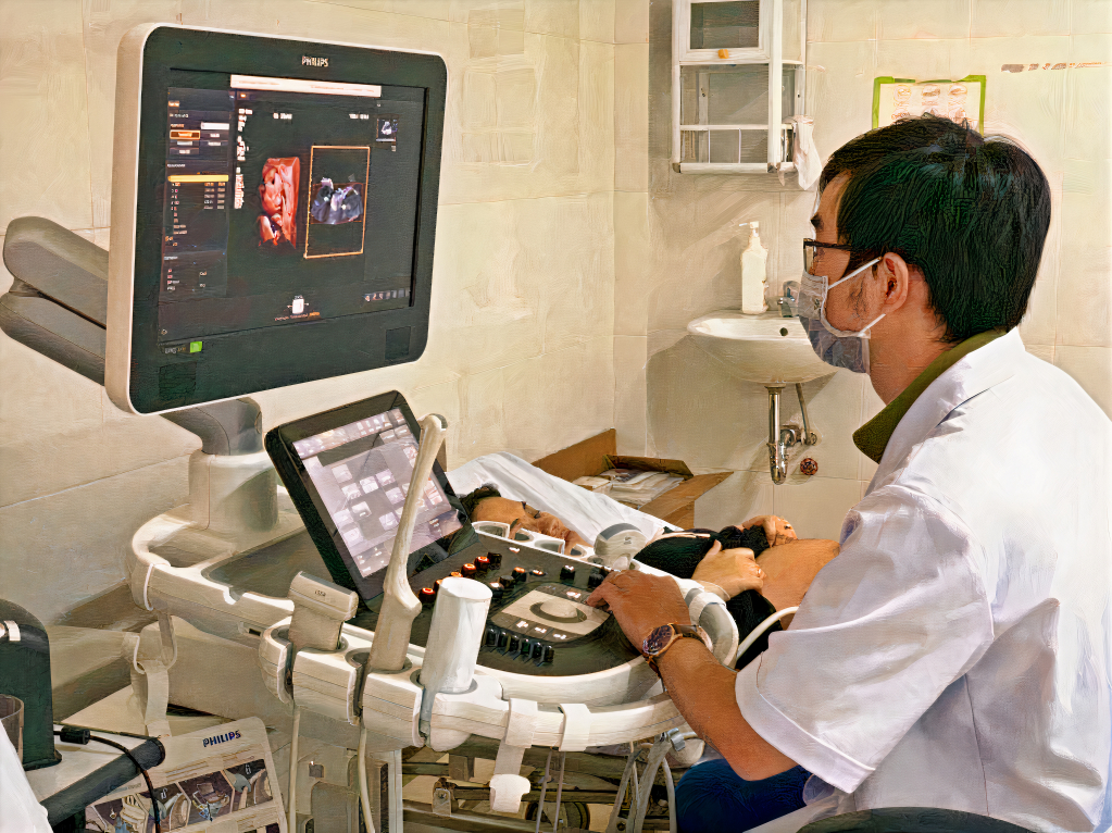 Siêu âm sàng lọc trước sinh cho phụ nữ tại Bệnh viện Sản nhi Quảng Ninh.