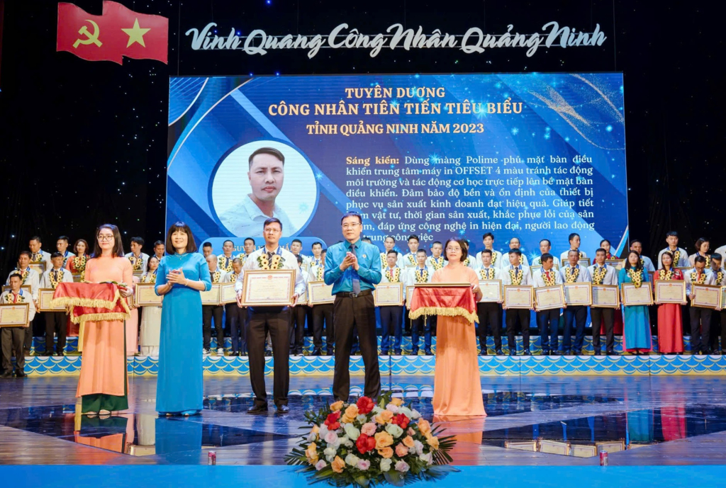 nh Nguyễn Văn Thắng là một trong 95 gương công nhân tiên tiến tiêu biểu được UBND tỉnh tặng Bằng khen tại lễ phát động Tháng Công nhân năm 2024.