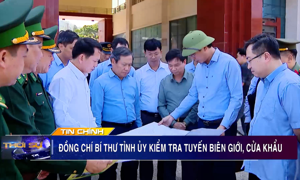 Đồng chí Bí thư Tỉnh ủy Vũ Đại Thắng kiểm tra và làm việc với các địa phương Móng Cái, Bình Liêu