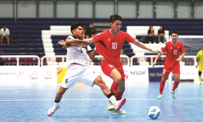 Việt Nam take first win at regional futsal championship