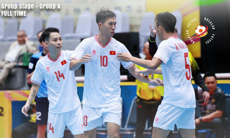 Tuyển futsal Việt Nam 'hủy diệt' Brunei 14-0