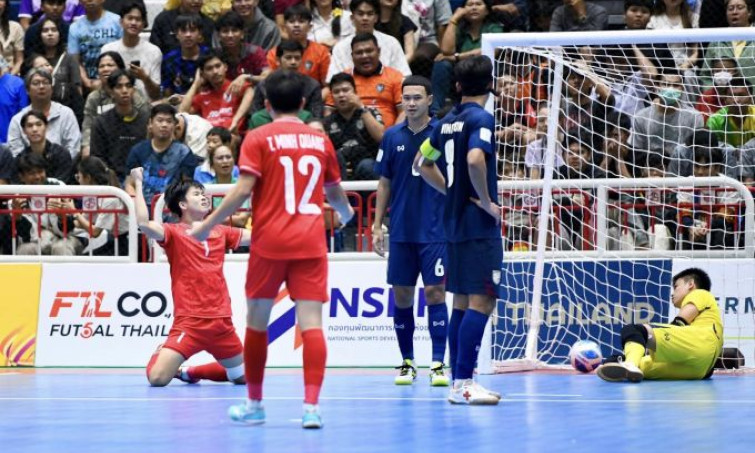 Việt Nam hạ Thái Lan ở futsal AFF Cup 2024