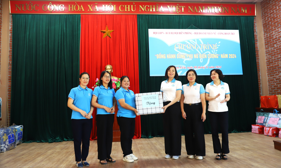 “Đồng hành cùng phụ nữ biên cương” huyện Bình Liêu