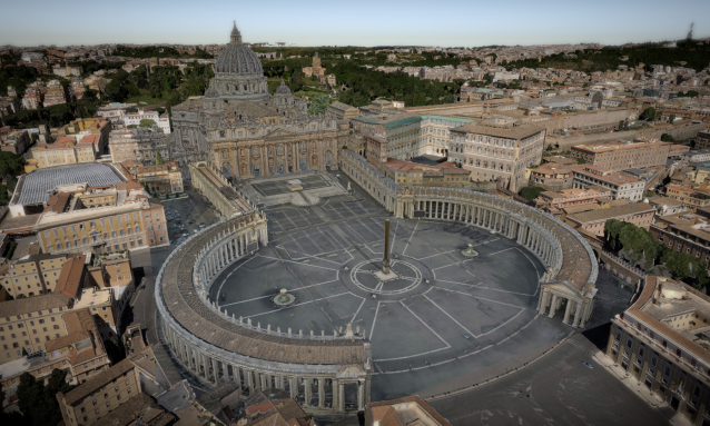 AI xử lý 400.000 ảnh, tạo 'bản song sinh' của Thánh đường Vatican