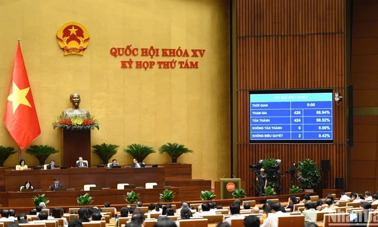 Quốc hội "chốt" tăng trưởng GDP năm 2025 khoảng 6,5-7%