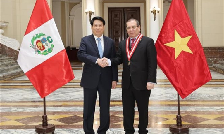 State leader meets President of Peru’s Supreme Court in Lima