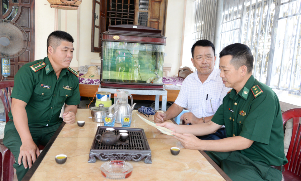 Đồn BP Trà Cổ: Đẩy mạnh phong trào tự quản đường biên, cột mốc