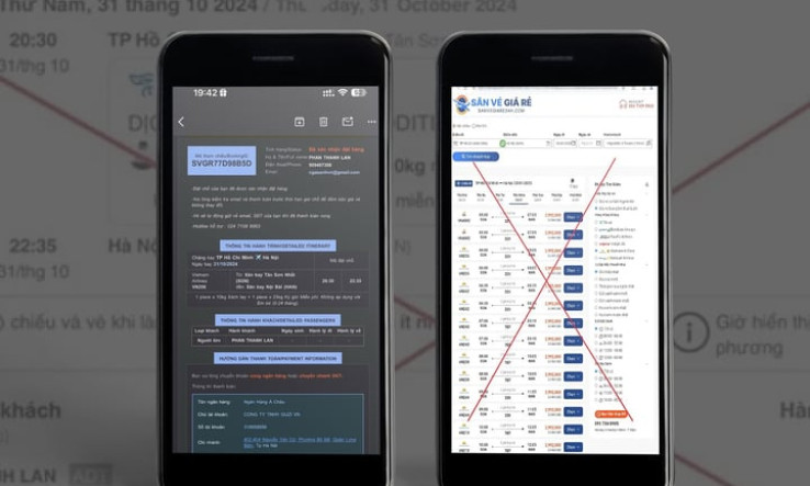 Xuất hiện thủ đoạn lừa đảo bán vé máy bay Tết Nguyên đán giá 'ưu đãi' qua mạng
