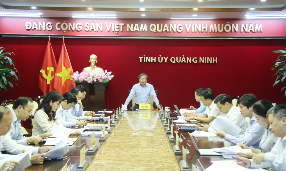 Tiểu ban Văn kiện Đại hội XVI Đảng bộ tỉnh họp phiên thứ hai