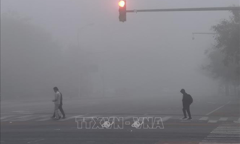 Trung Quốc ban hành cảnh báo màu vàng do bão tuyết và không khí lạnh