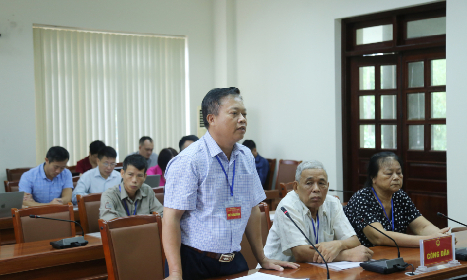 Chú trọng công tác tiếp công dân, giải quyết khiếu nại, tố cáo từ cơ sở