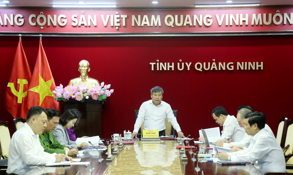 Họp Thường trực Ban Chỉ đạo Phòng, chống tham nhũng, tiêu cực tỉnh