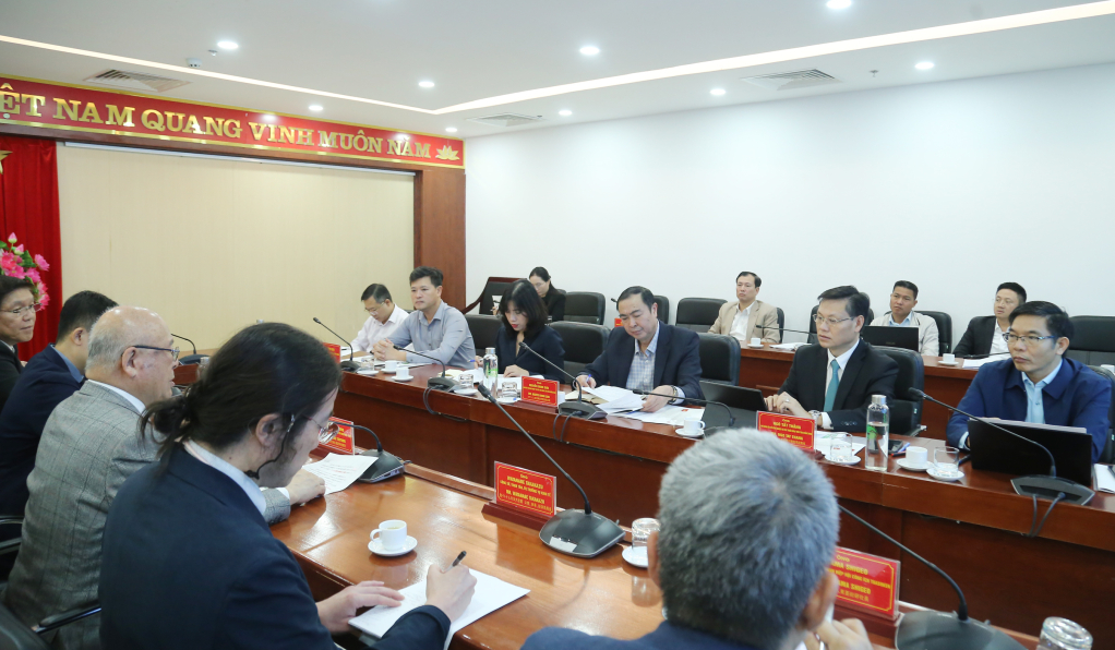 Sở Nông nghiêp và phát triển Nông thôn tỉnh Quảng Ninh làm việc với Đoàn cố vấn đặc biệt Liên minh Nghị sĩ hữu nghị Việt - Nhật về nội dung thúc đẩy hợp tác về nông nghiệp với tỉnh Hokkaido.