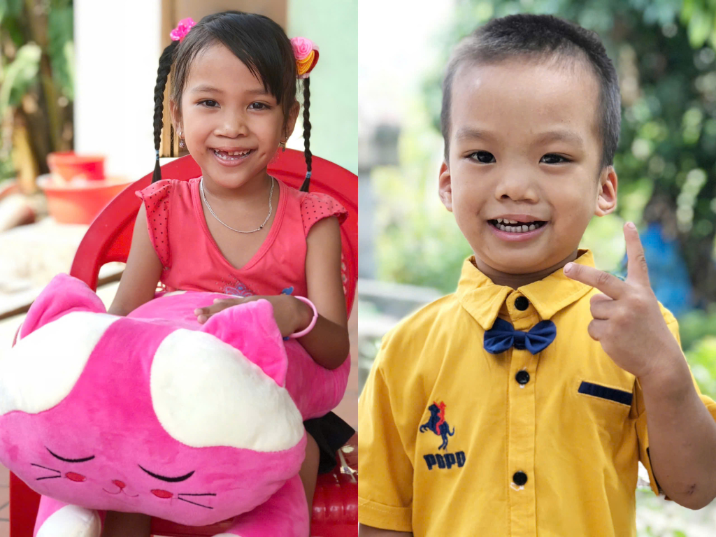 Những nụ cười đã trở lại trọn vẹn trên môi nhiều em nhỏ sau khi được điều trị, phẫu thuật.