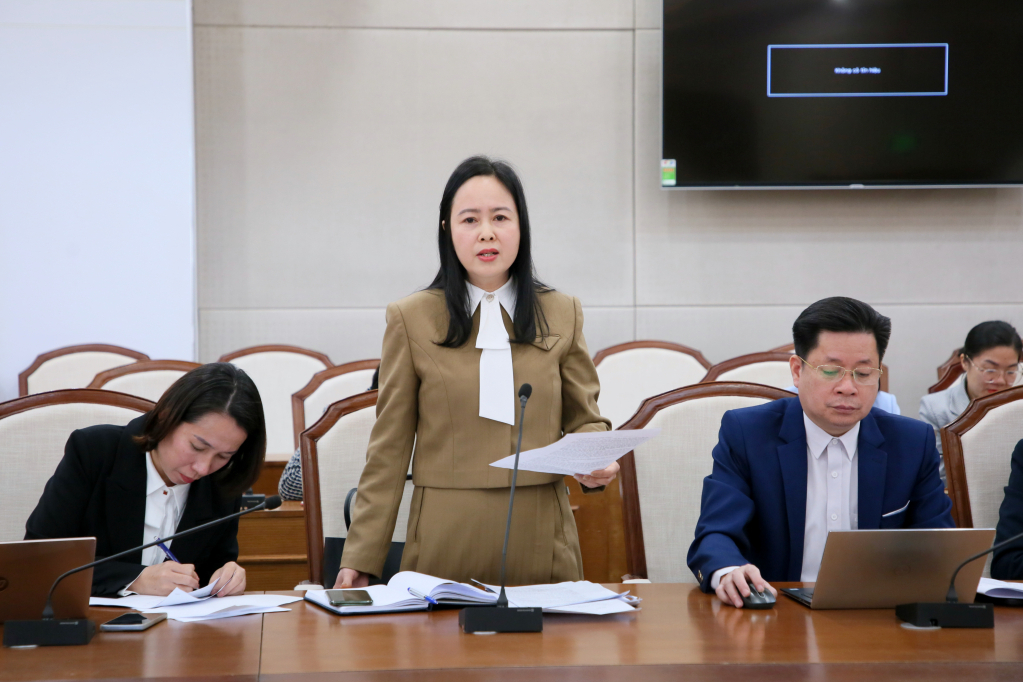 Các đại biểu phát biểu ý kiến, thảo luận làm rõ một số vấn đề cụ thể tại hội nghị.