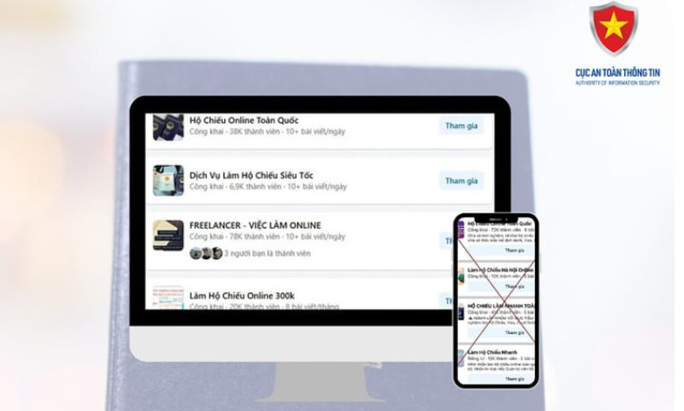 Nở rộ dịch vụ 'làm hộ chiếu online' để lừa đảo lấy thông tin cá nhân